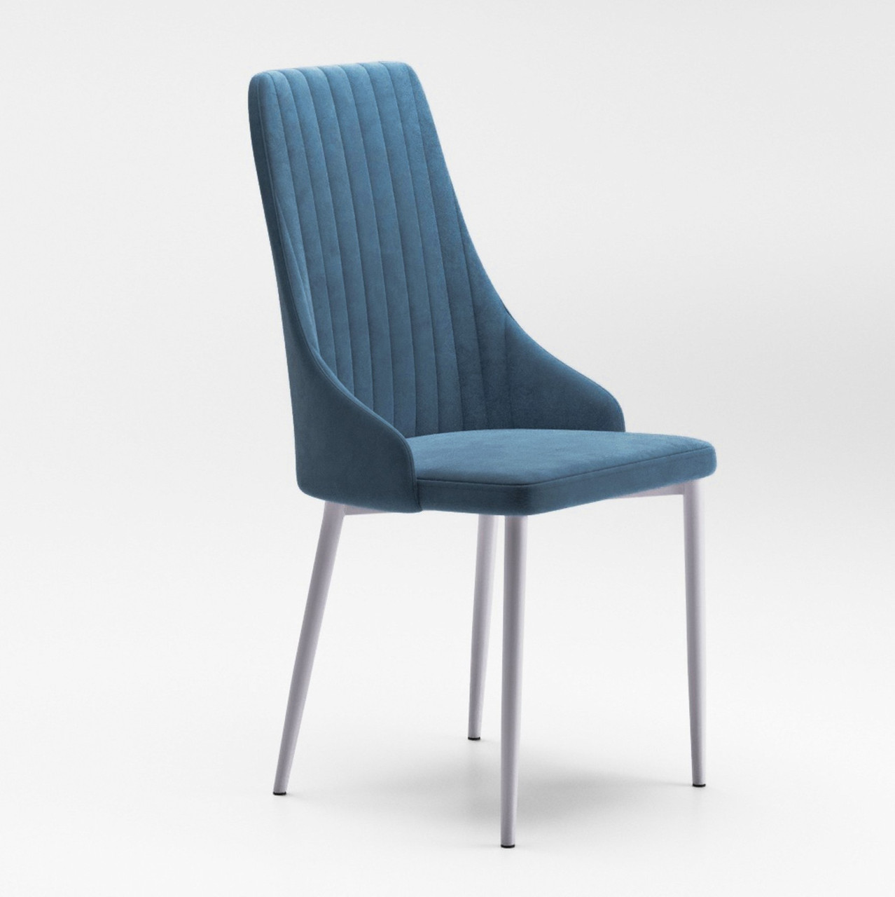 Стул Аника ткань бренди 8 (classic blue)/каркас белый