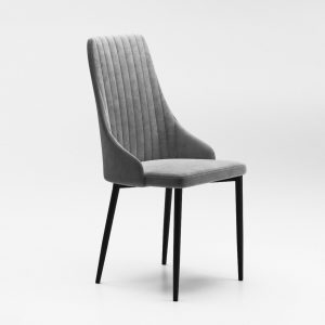 Стул Аника ткань бренди 23 (grey)/каркас черный