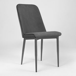Стул Софт ткань бренди 26 (graphite)/кант черный/каркас серый