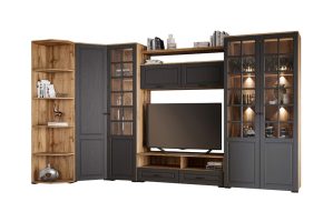 Гостиная Лацио Сканди с угловым шкафом