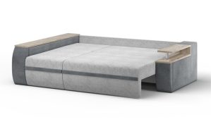 Диван угловой «Атика New» угол ЛВ «7» шенилл Shape grey/dream grafit