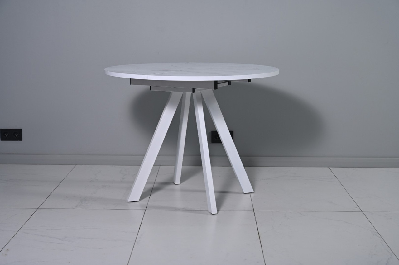Стол Саен 27 Пластик Жемчужный перито 2084/белый муар (D900) — изображение 2